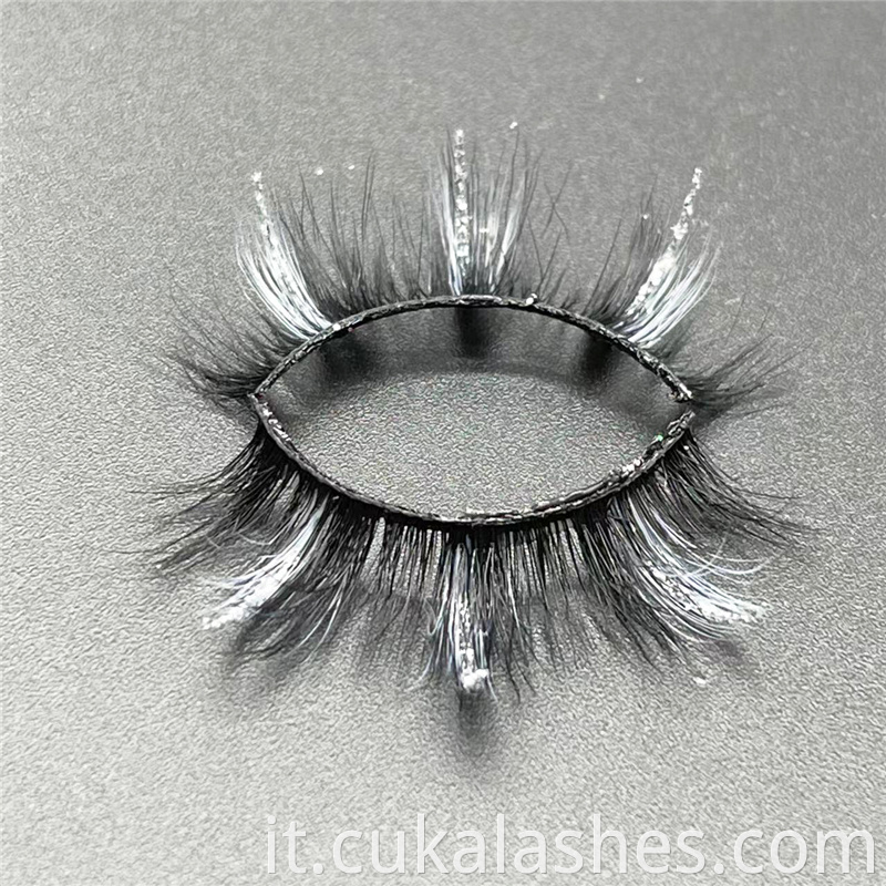 Fake Glitter Eyelashes